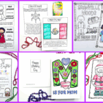 Free holiday printables for kids including Easter Bunny letters, Mother’s Day cards, Cinco de Mayo and Women’s History coloring.