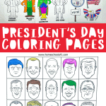 free presidents day coloring pages