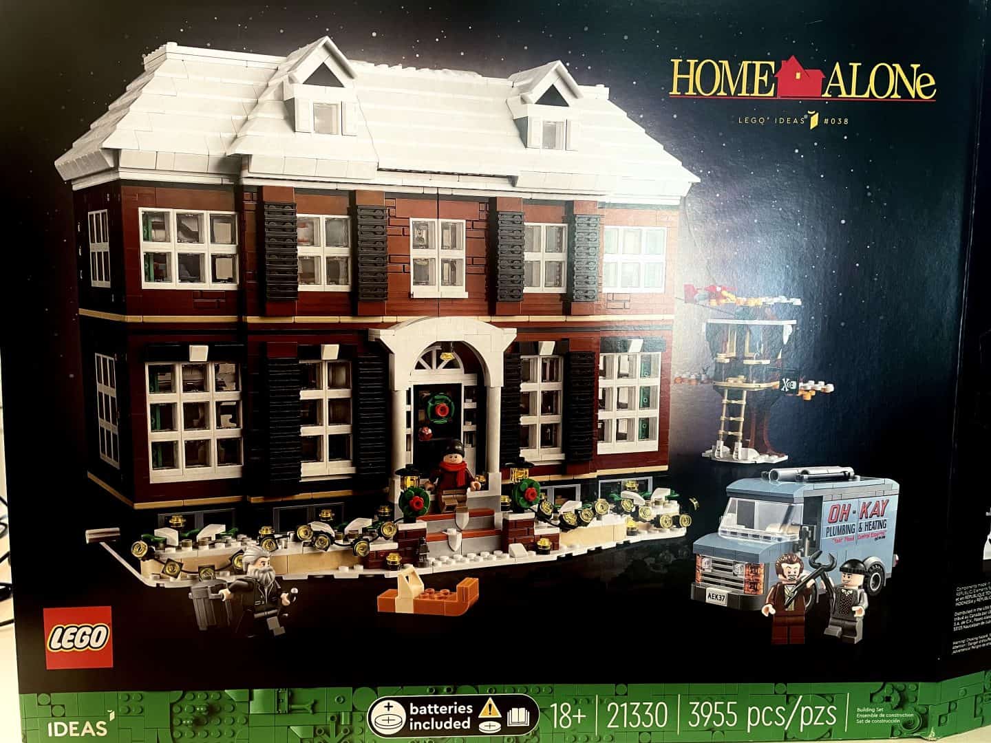 home alone lego box