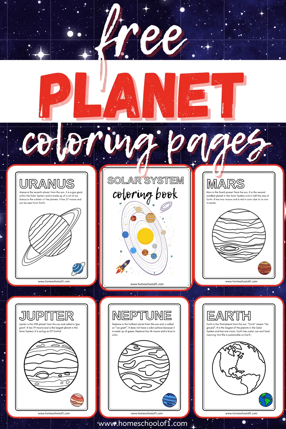 planet coloring pages