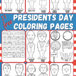 presidents day coloring pages