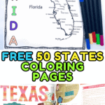 FREE 50 STATES COLORING PAGES 1