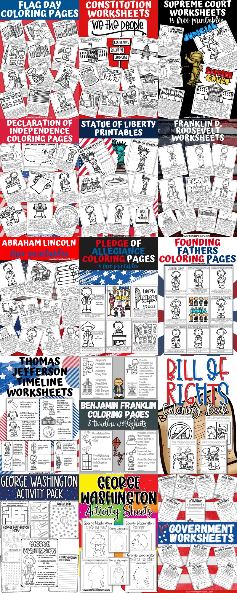 Government worksheets