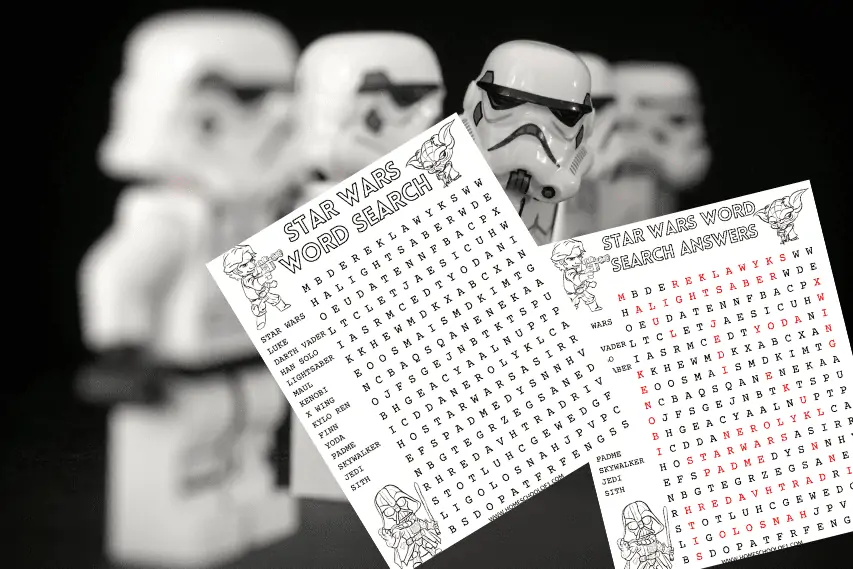Star Wars Word Search (free printable)