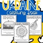 Ukraine info coloring book