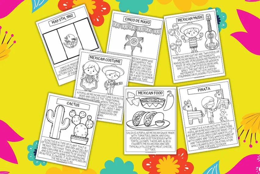 7 Free Cinco de Mayo Coloring Pages to Learn About Mexico