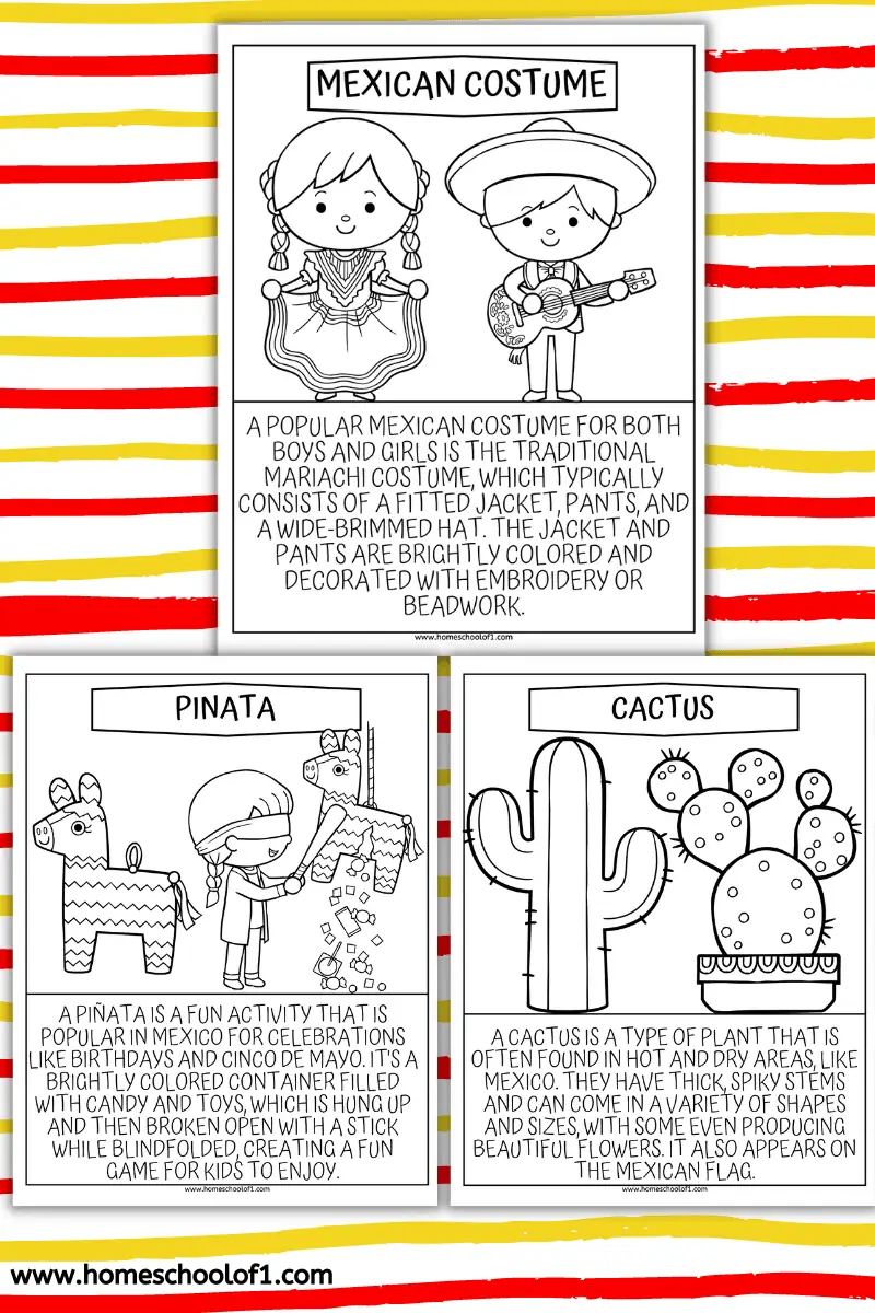 cinco de mayo coloring worksheets