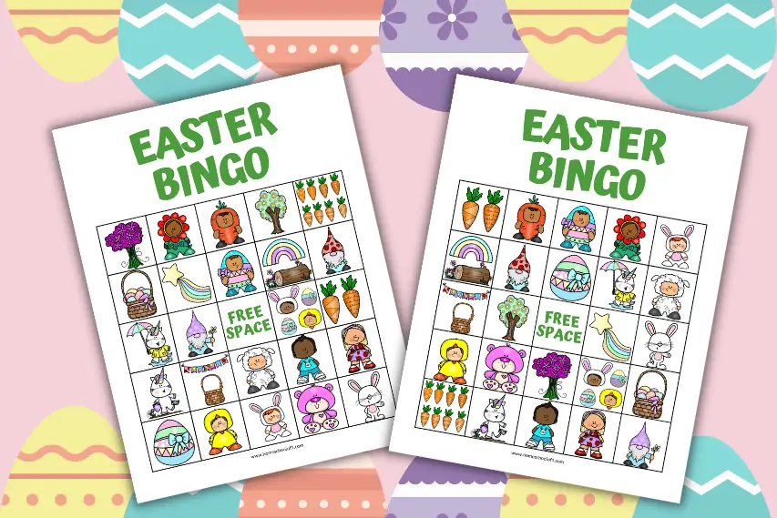 Free Easter Bingo Printable Boards