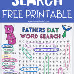 father's day word search free printable