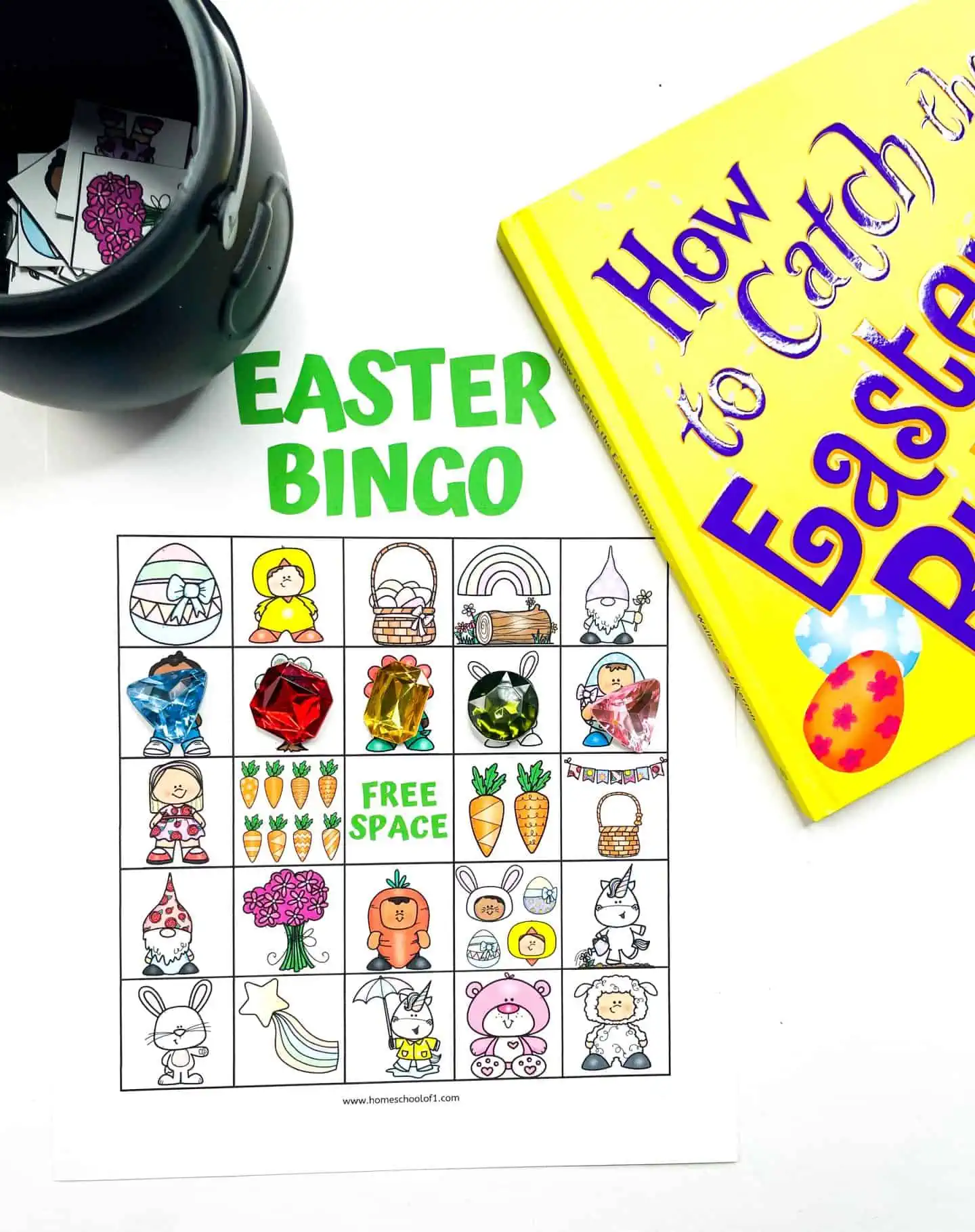 free easter bingo printable game
