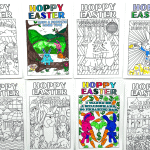 free printable easter cards to color
