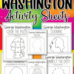 george washington activity sheets