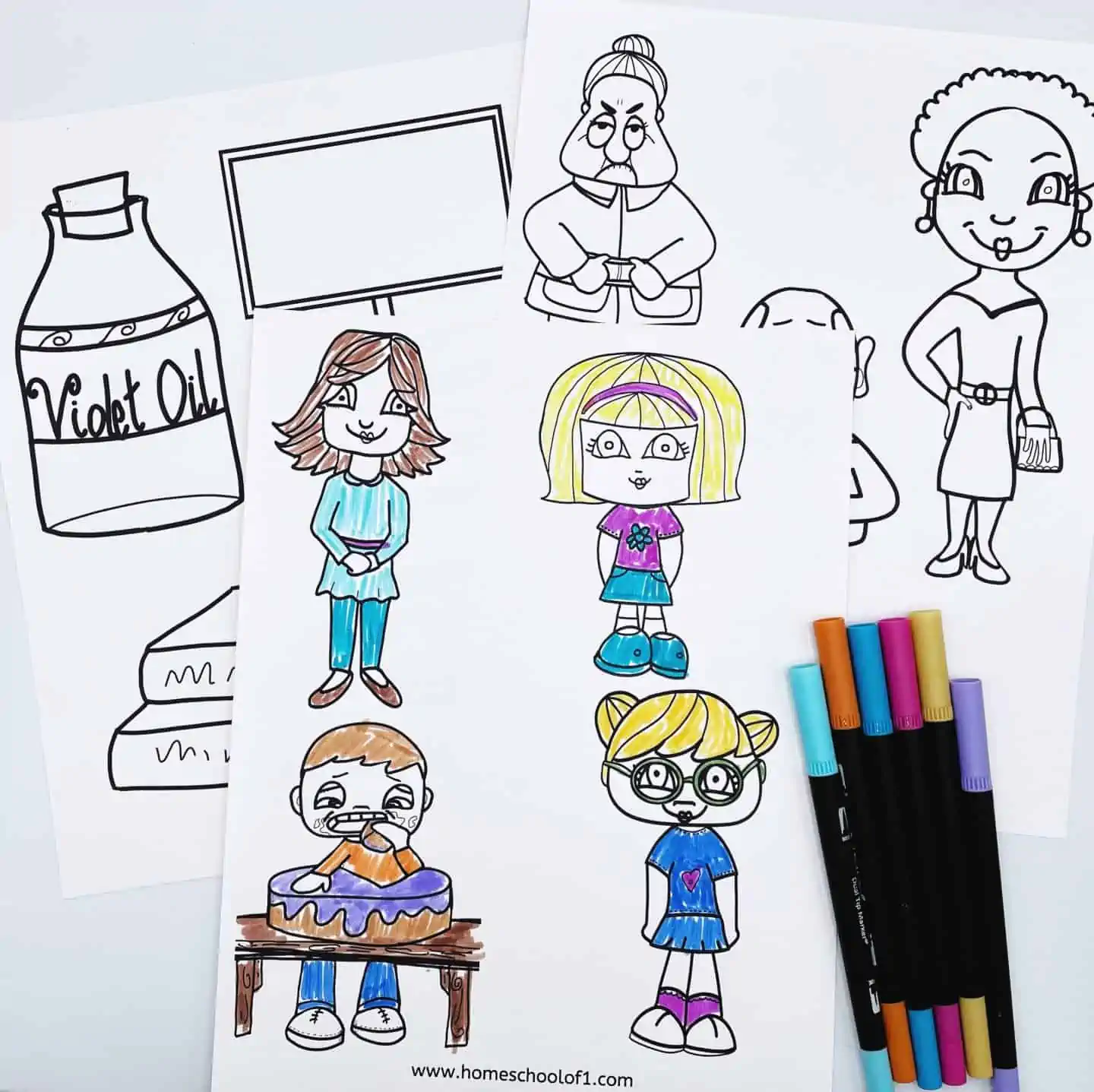 matilda coloring pages