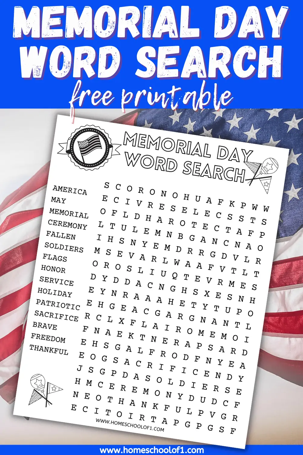 Memorial Day Word Search The Kids Will Love free Printable memorial-day-word-search-the-kids-will-love-free-printable