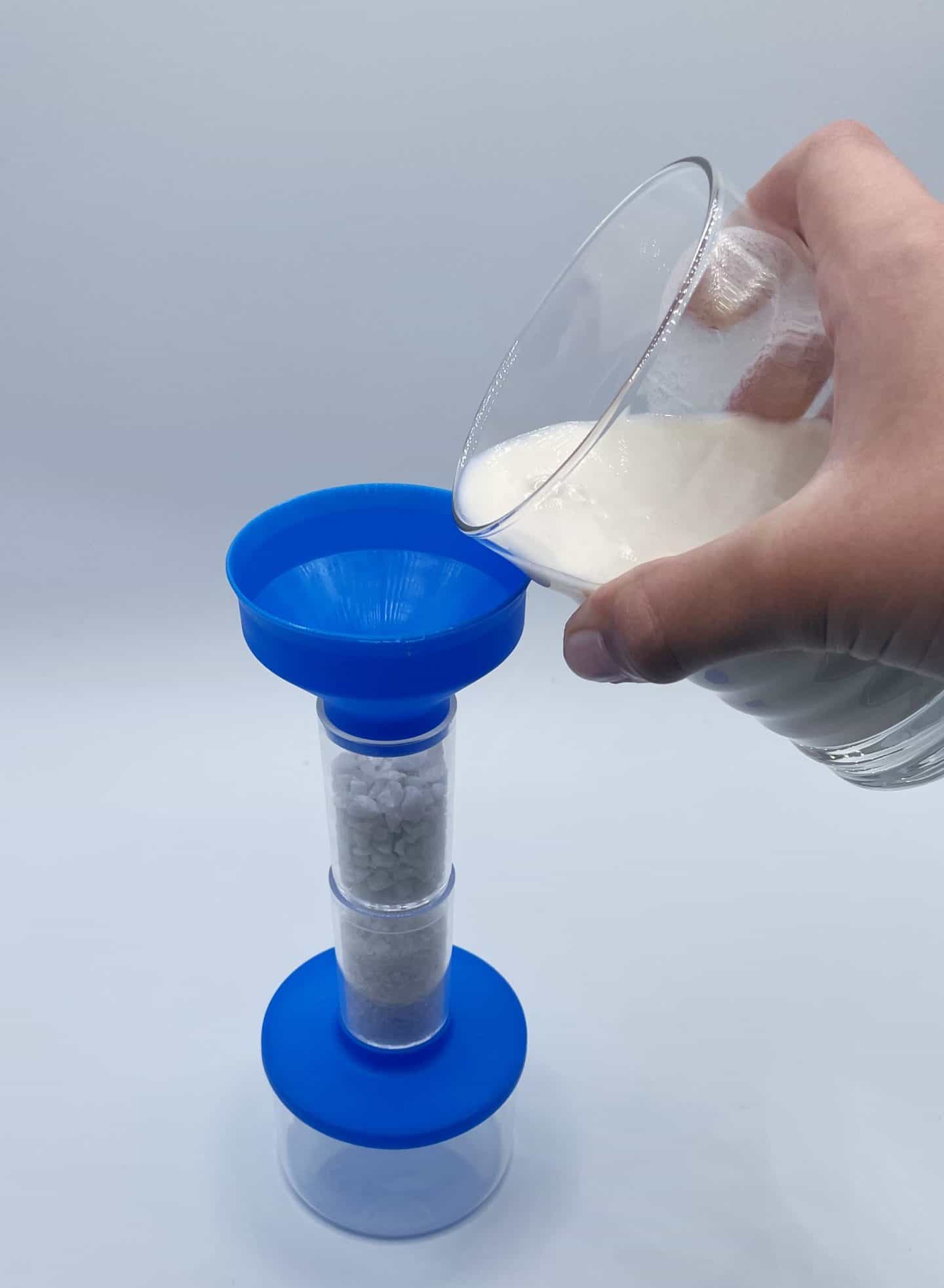 separating oil from water experiment