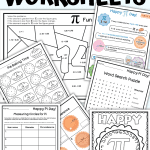 Free Pi day worksheets
