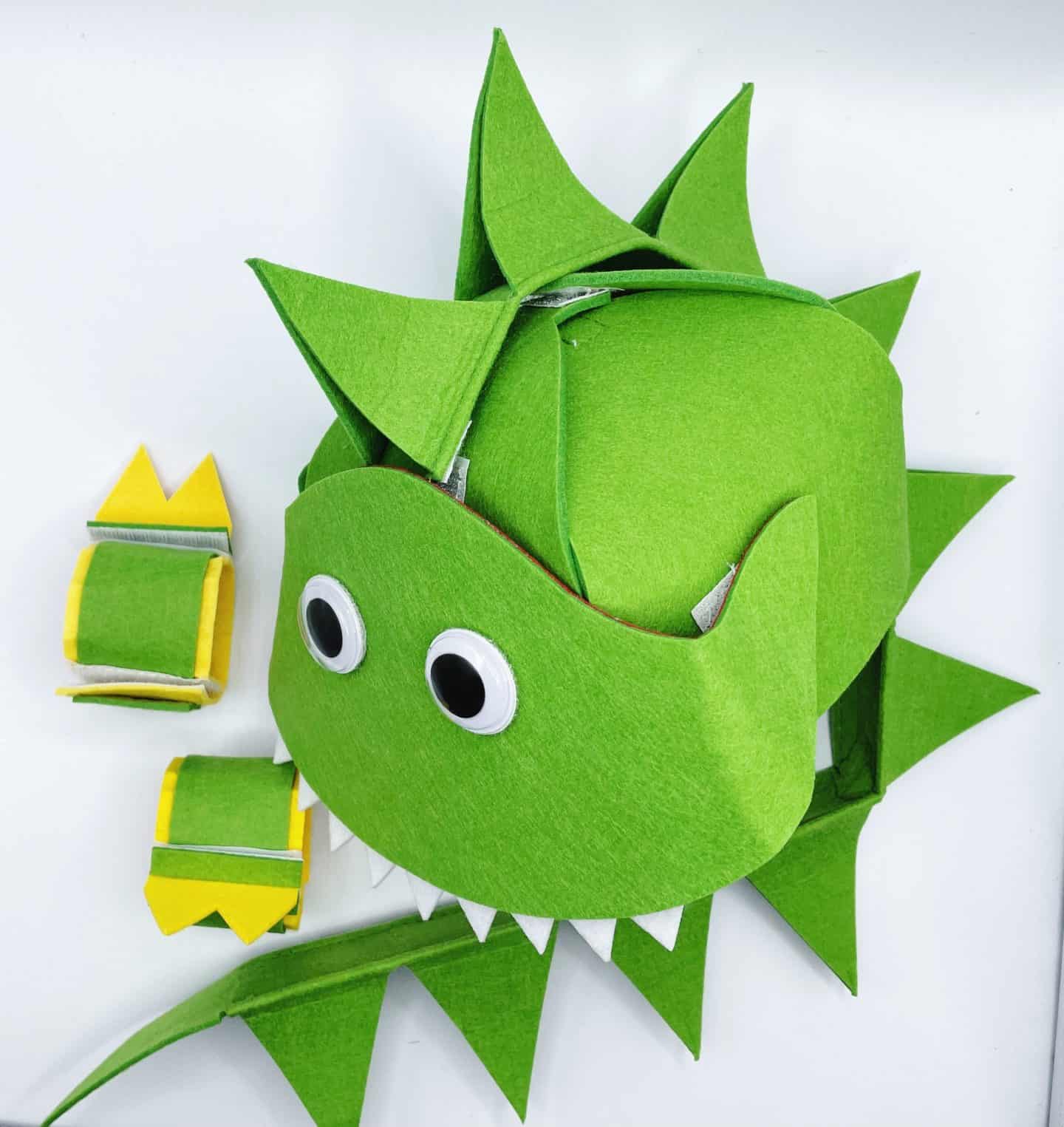 green dragon headdress