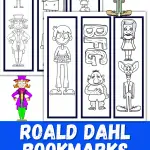 6 Phizz-Whizzing Roald Dahl Bookmarks To Color (Free)