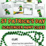 st patrick's day scavenger hunt clues