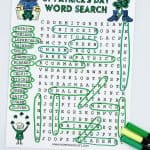 st patrick's day word search printable