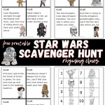 star wars scavenger hunt