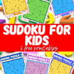 sudoku for kids printable