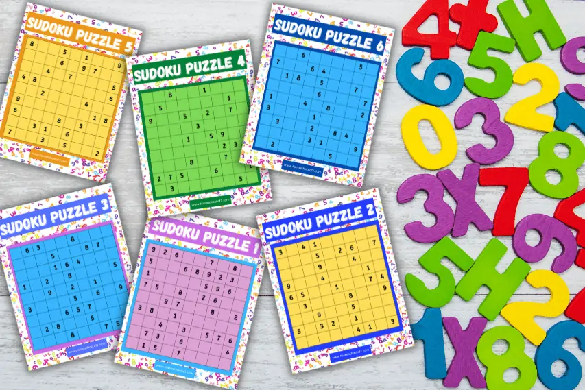 Easy Sudoku Puzzle Books For Kids: 100+ Sudoku Puzzles 4x4 Puzzle Grids  with Very Easy, Easy & Medium - Mini Sudoku Books For Kids & Beginner ( Sudoku For Kids) - Sleepy Sloth