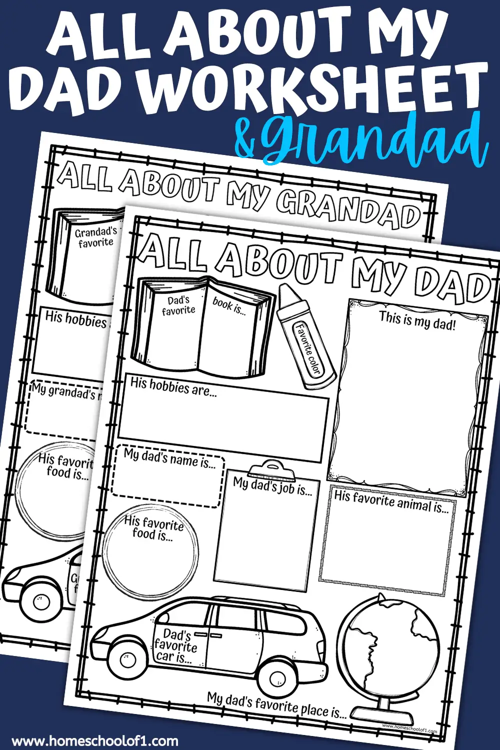 ALL ABOUT MY DAD PRINTABLE FREE