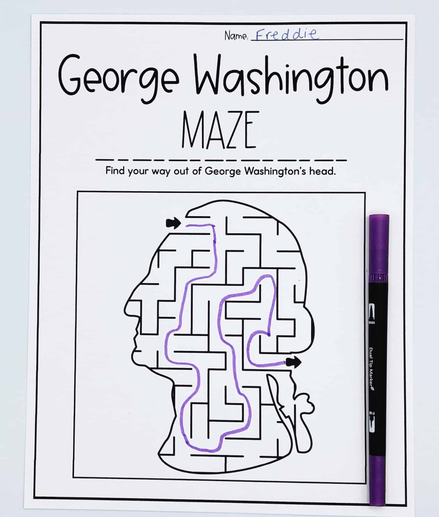George Washington Maze