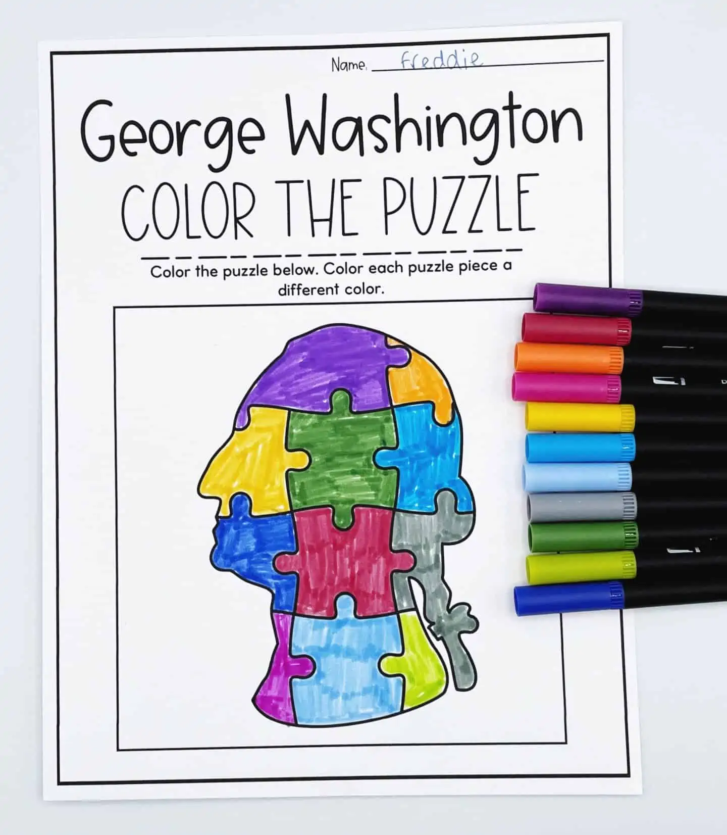 George Washington Worksheets