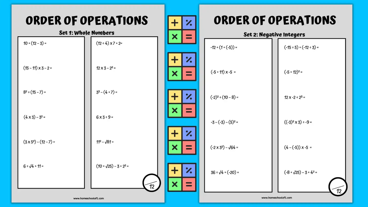 MATH WORKSHEETS