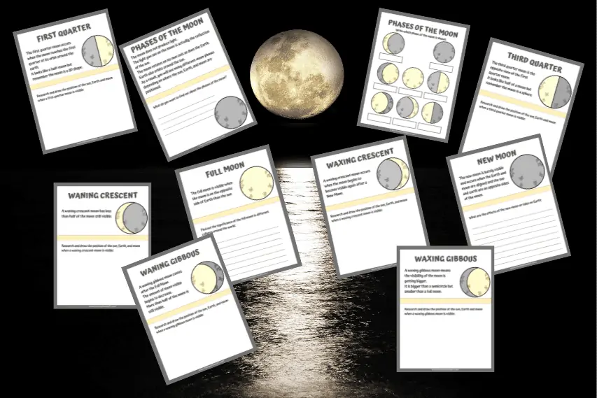 10 Best Phases of the Moon Worksheets (Free)