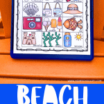 beach scavenger hunt free printable