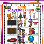 book scavenger hunt printable