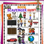 book scavenger hunt printable