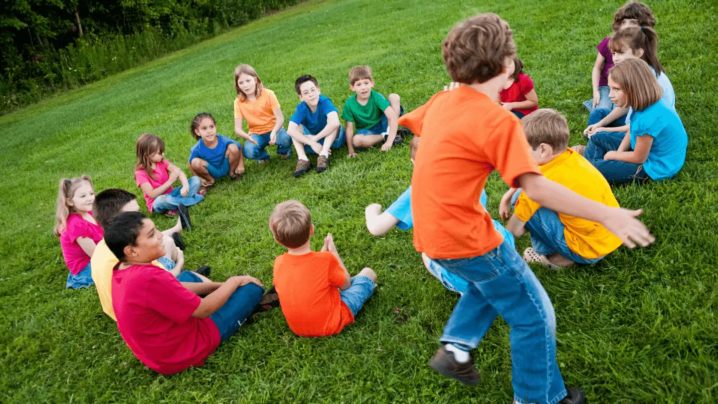 Halloween games duck duck goose