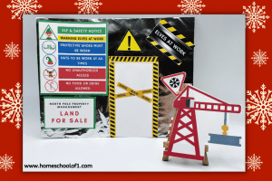 Free Elf Door Under Construction Printable