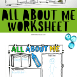 free all about me worksheet