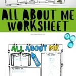 free all about me worksheet
