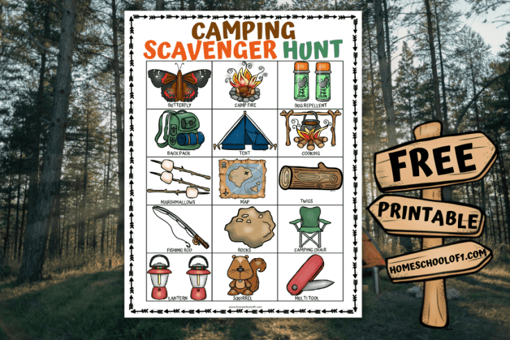 12 Free Printable Camping Games for Kids (Bingo, Hunts & More)