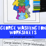 george washington worksheets for kindergarten