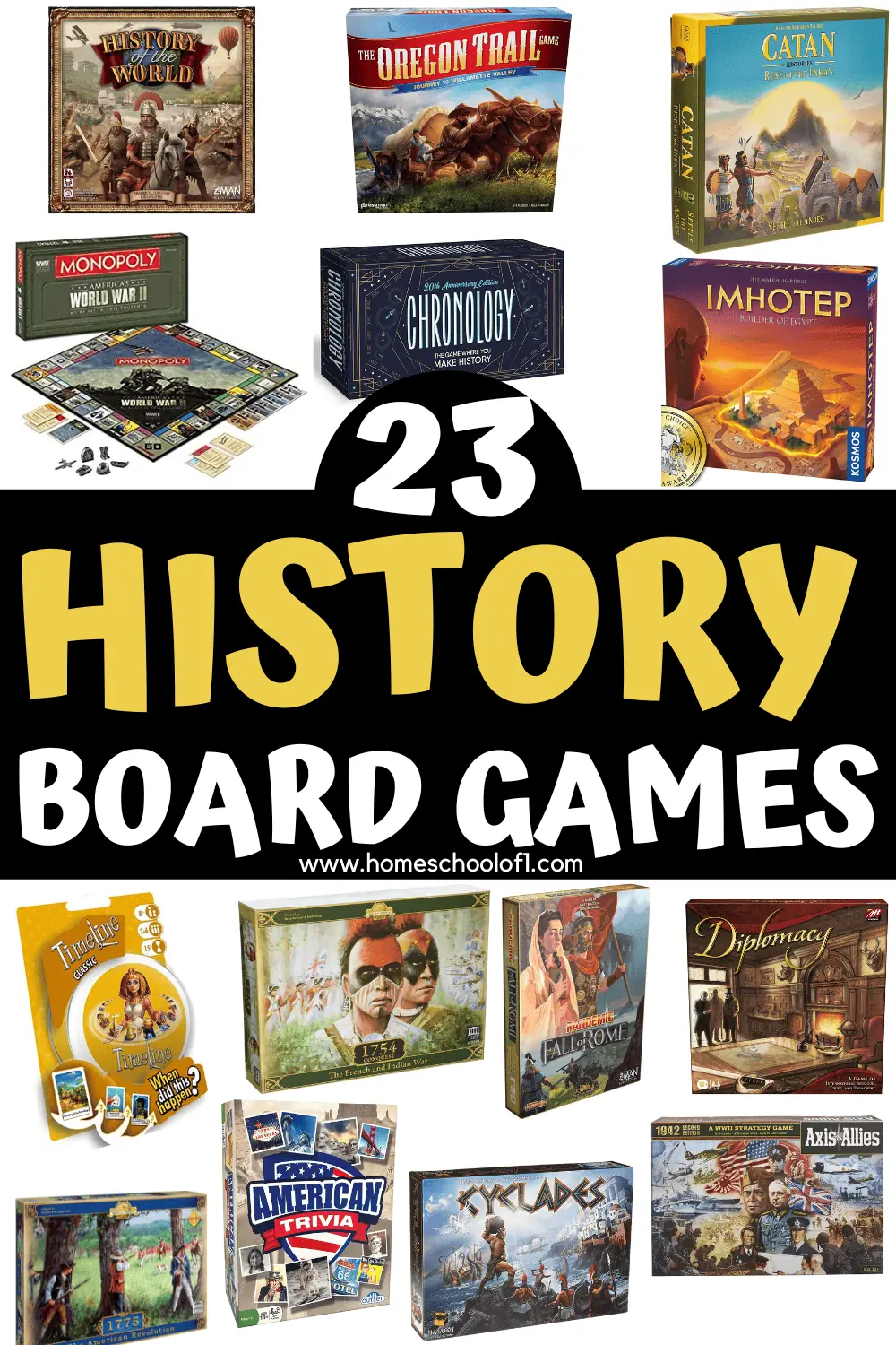 best history board games for kids
