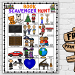 library scavenger hunt printable