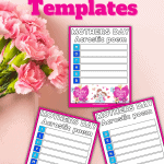mothers day acrostic poem templates