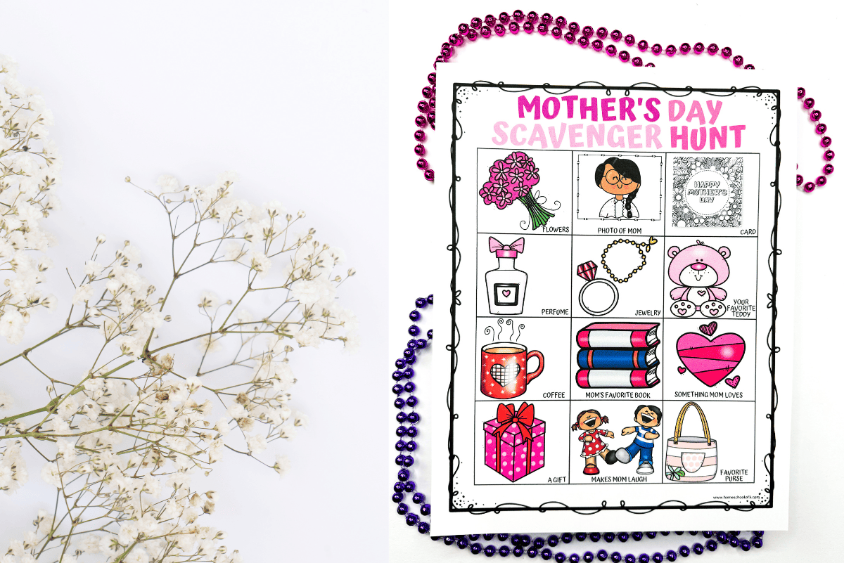 mothers day treasure hunt printable