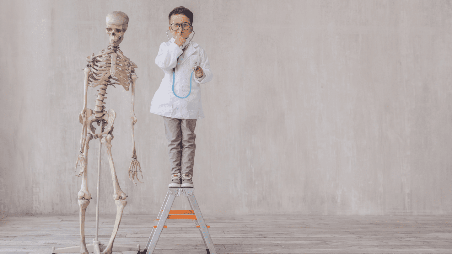 skeleton Halloween party game