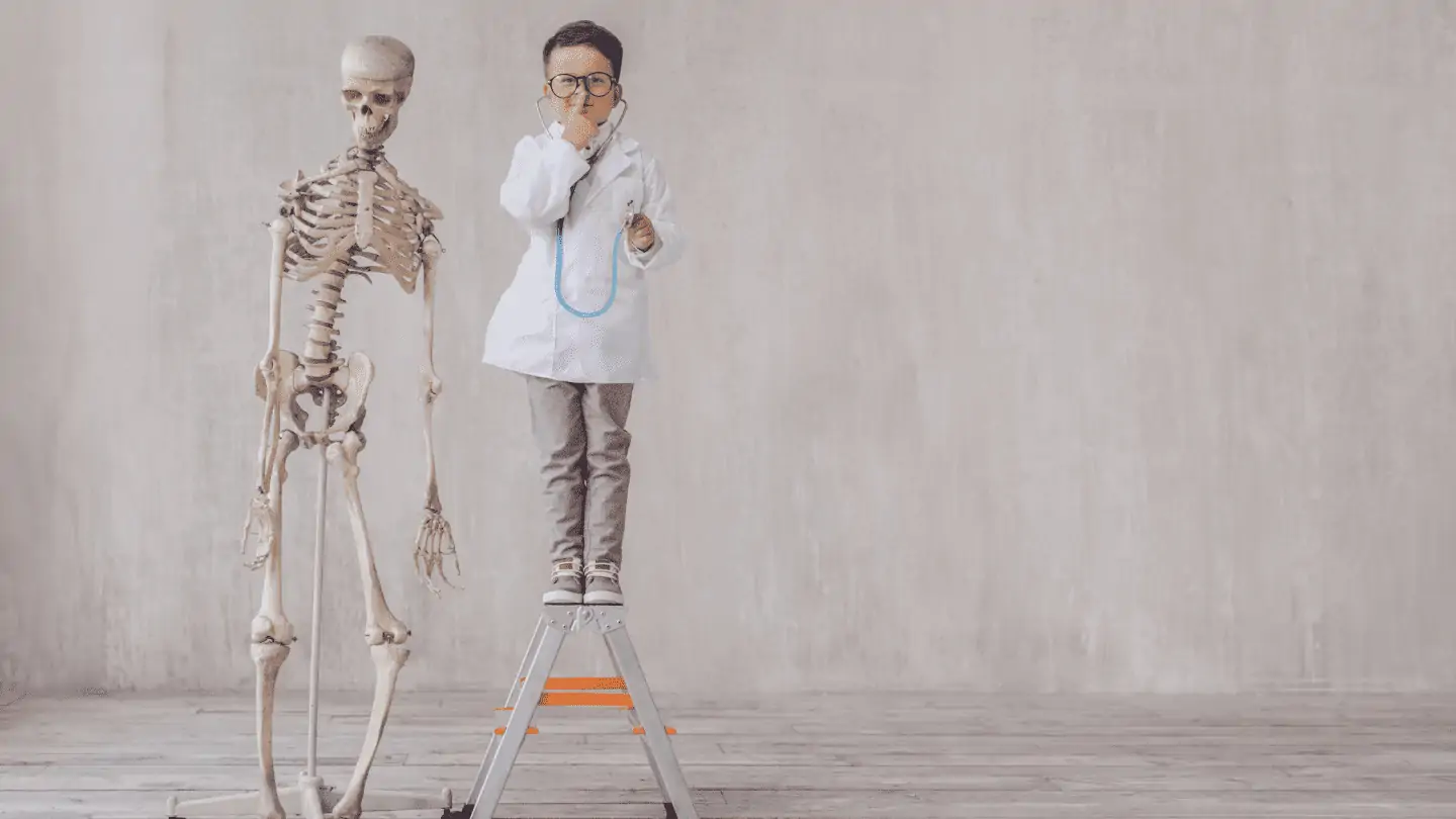 skeleton Halloween party game