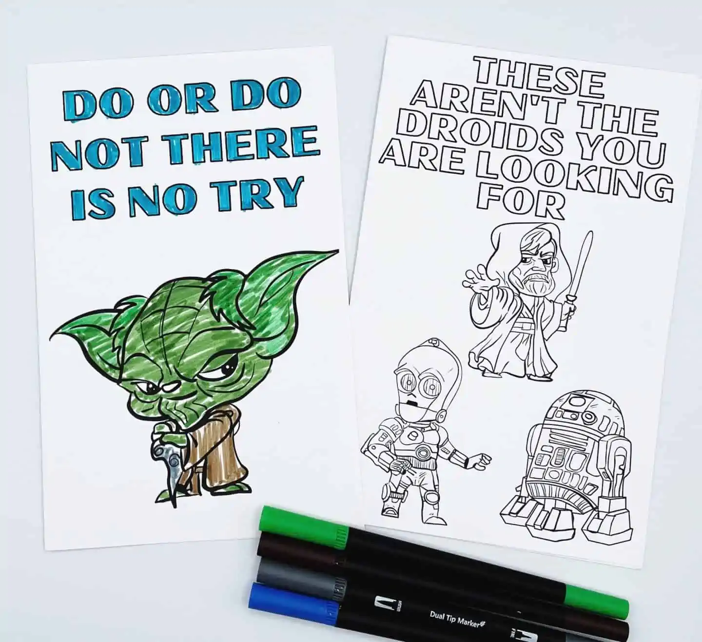 star wars printable card