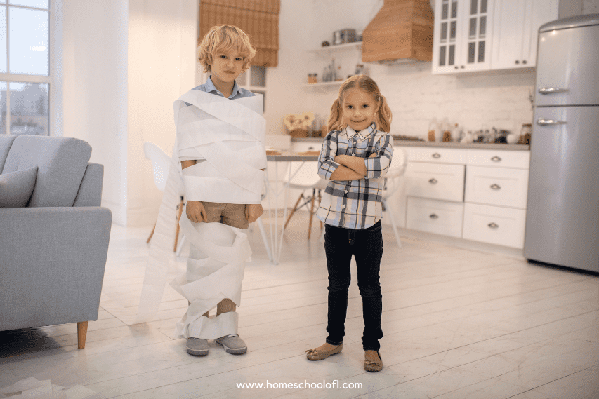 toilet paper mummy