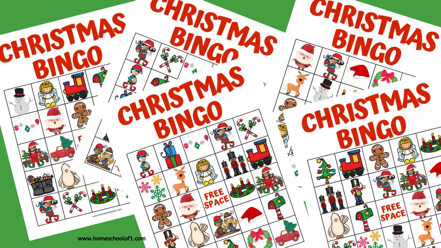 CHRISTMAS BINGO BOARDS